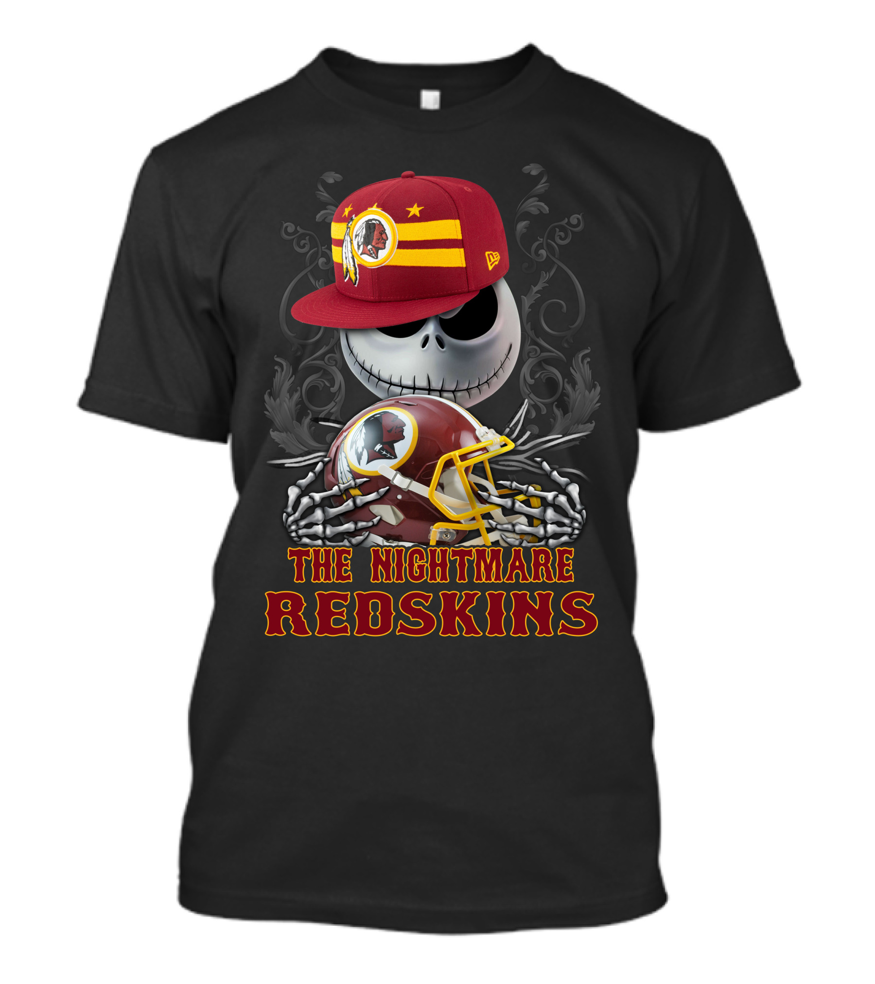 The Nightmare Redskins Ds001-32 Washington Redskins T-Shirt