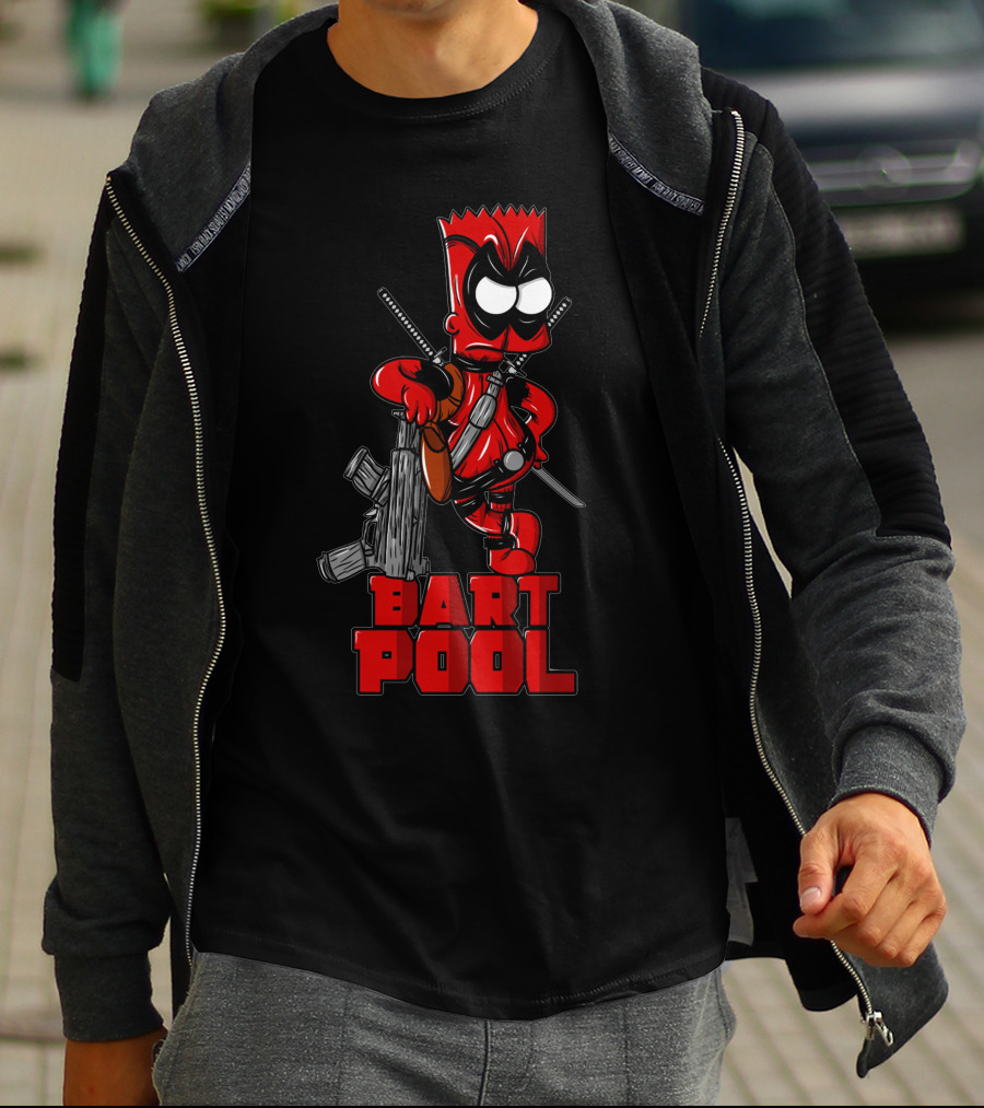 Bart Pool Ninja Attire T-Shirt