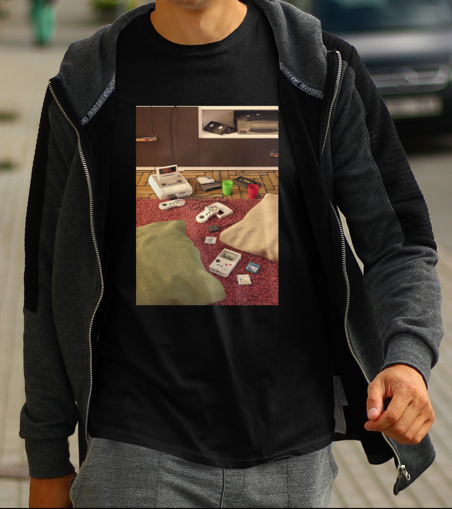 80's Kid Retro Gaming Console And Handheld Nostalgia T-Shirt