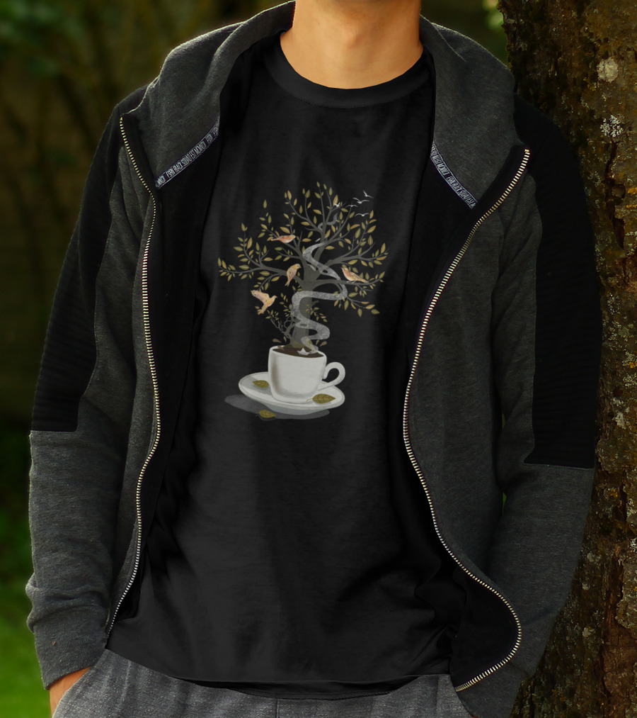 A Cup Of Dreams Enchanted Tree And Birds T-Shirt