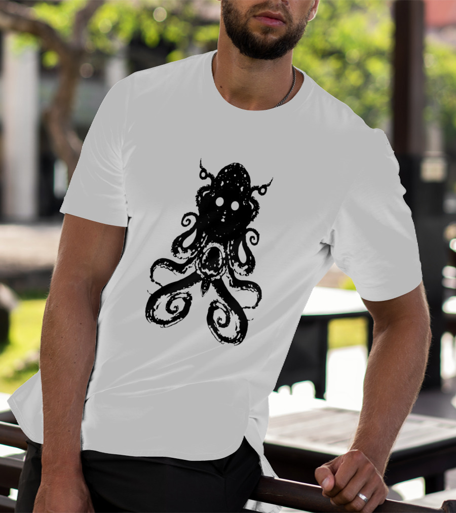 Alien Del Área 51 Kraken Octopus T-Shirt