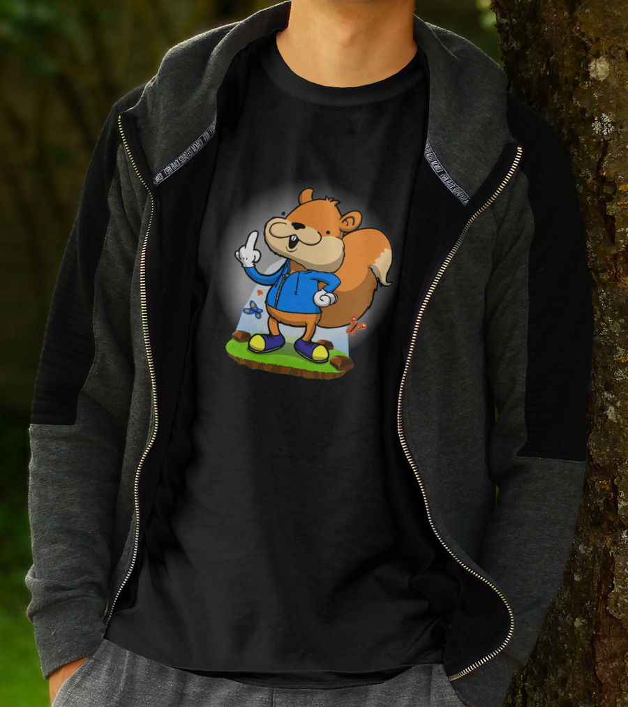 Conker's Bad Fur Day Squirrel Character 6324 T-Shirt