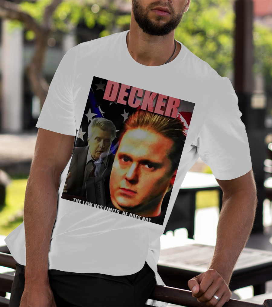 DECKER The Law Has Limits He Does Not On Cinema At The Cinema T-Shirt