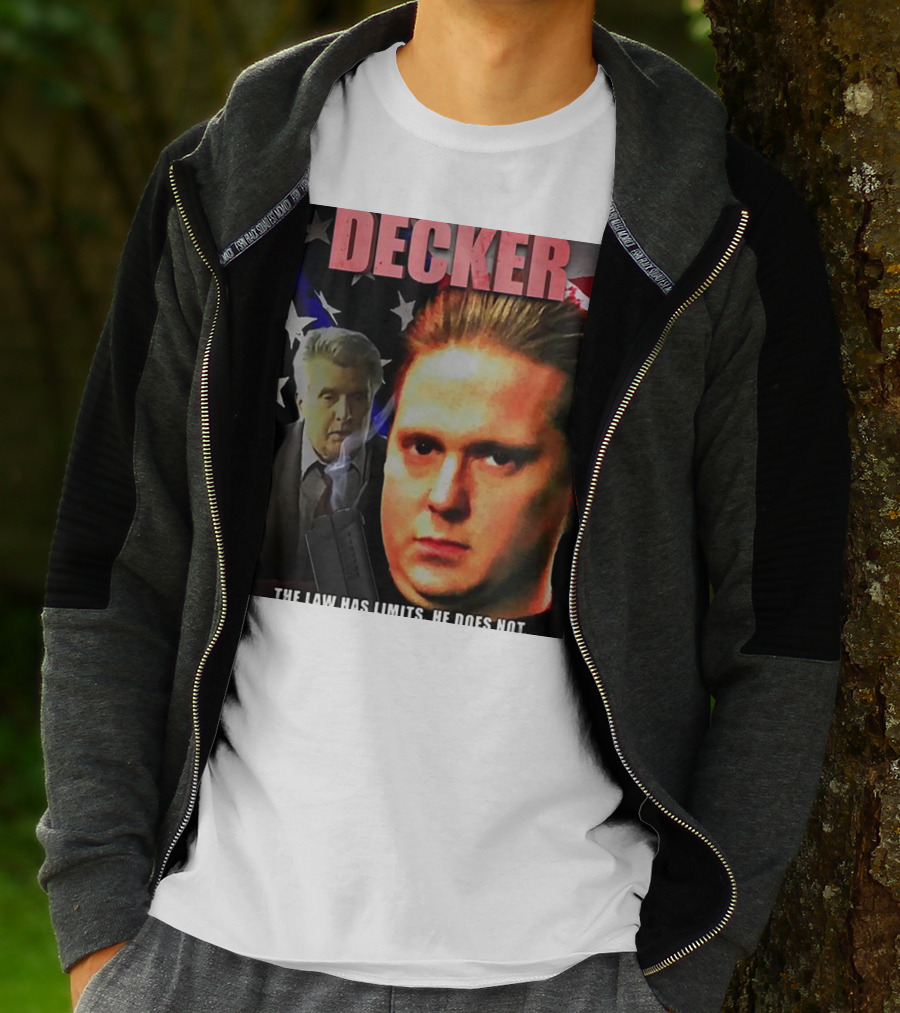 DECKER The Law Has Limits He Does Not On Cinema At The Cinema T-Shirt