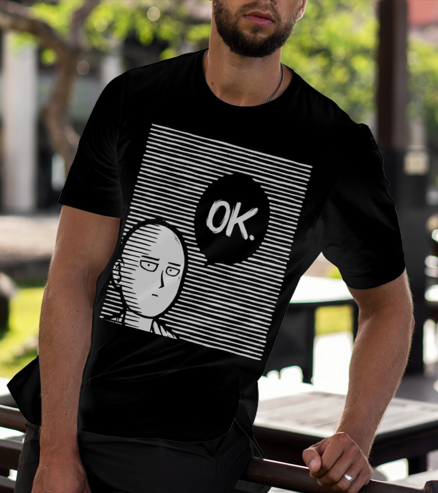 One Punch Man OK Comic T-Shirt