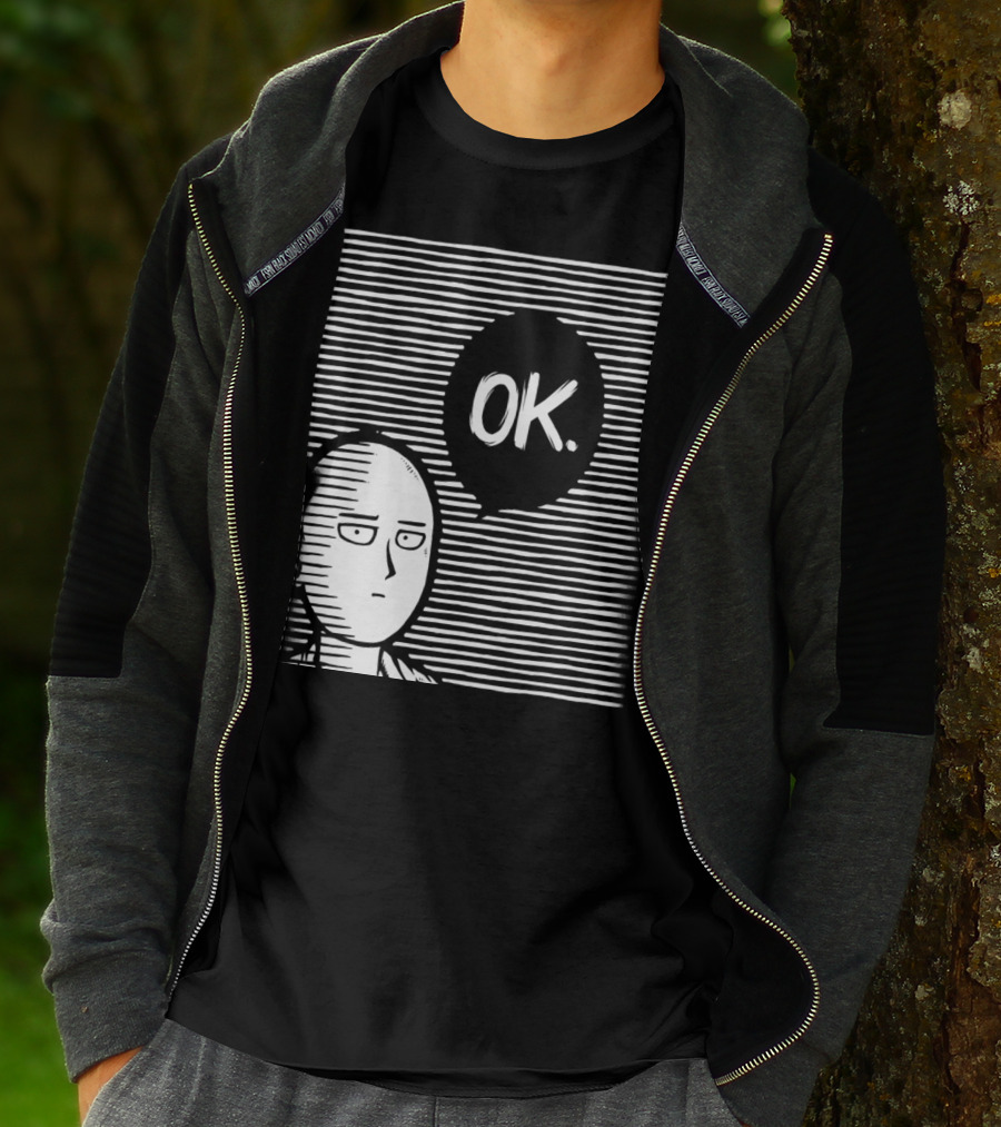 One Punch Man OK Comic T-Shirt