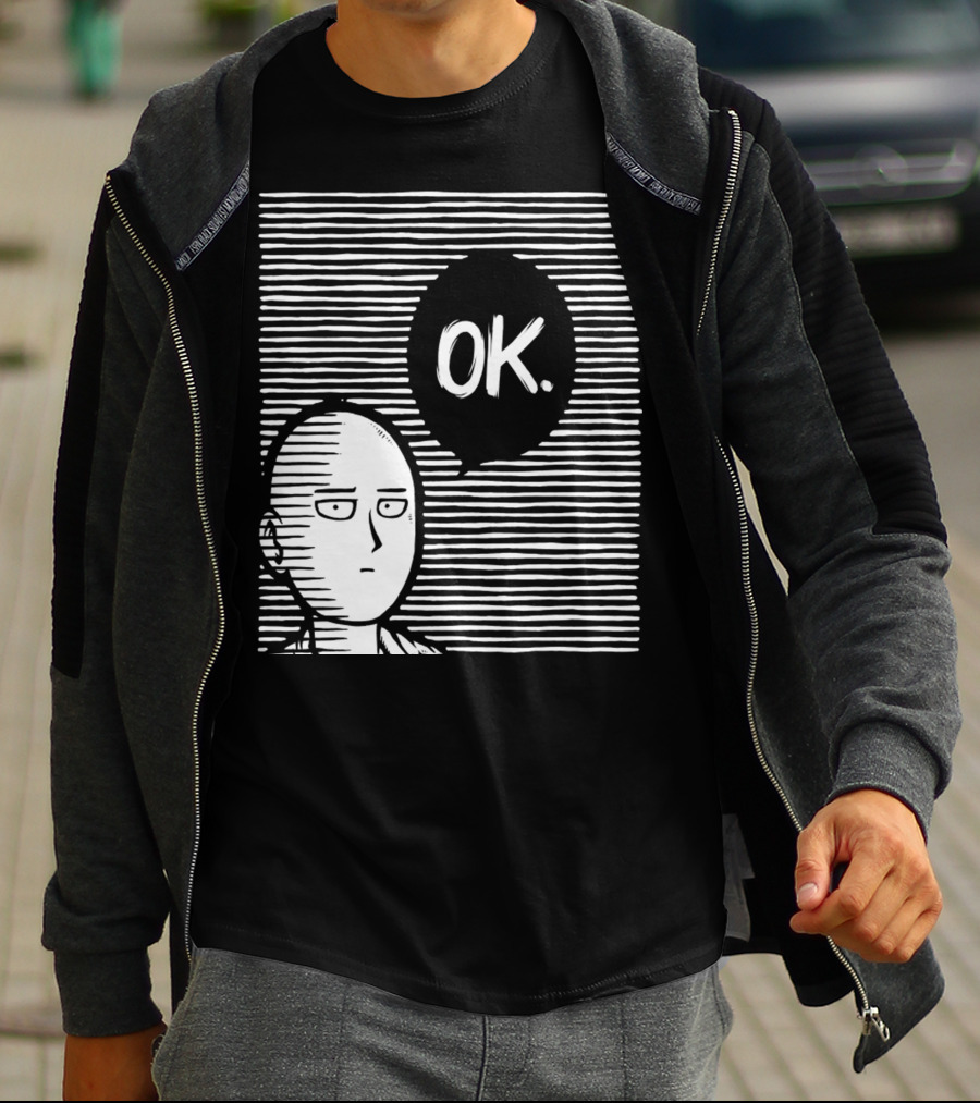 One Punch Man OK Comic T-Shirt