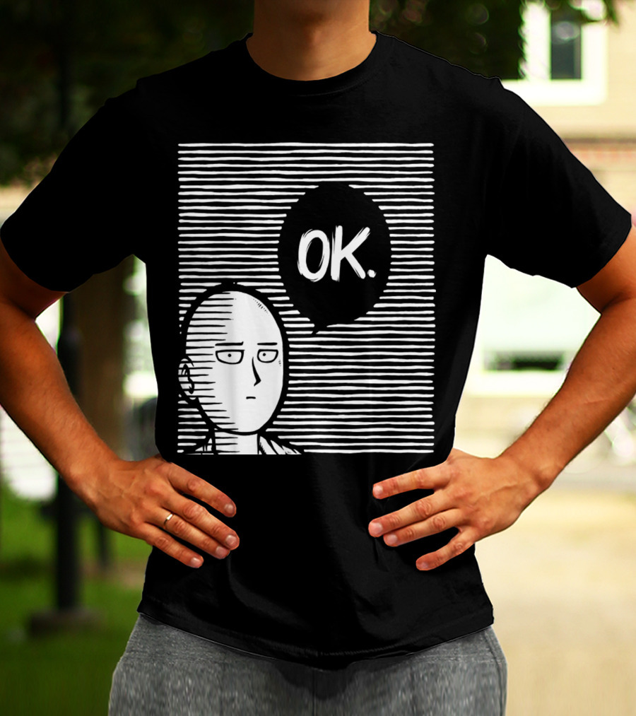One Punch Man OK Comic T-Shirt