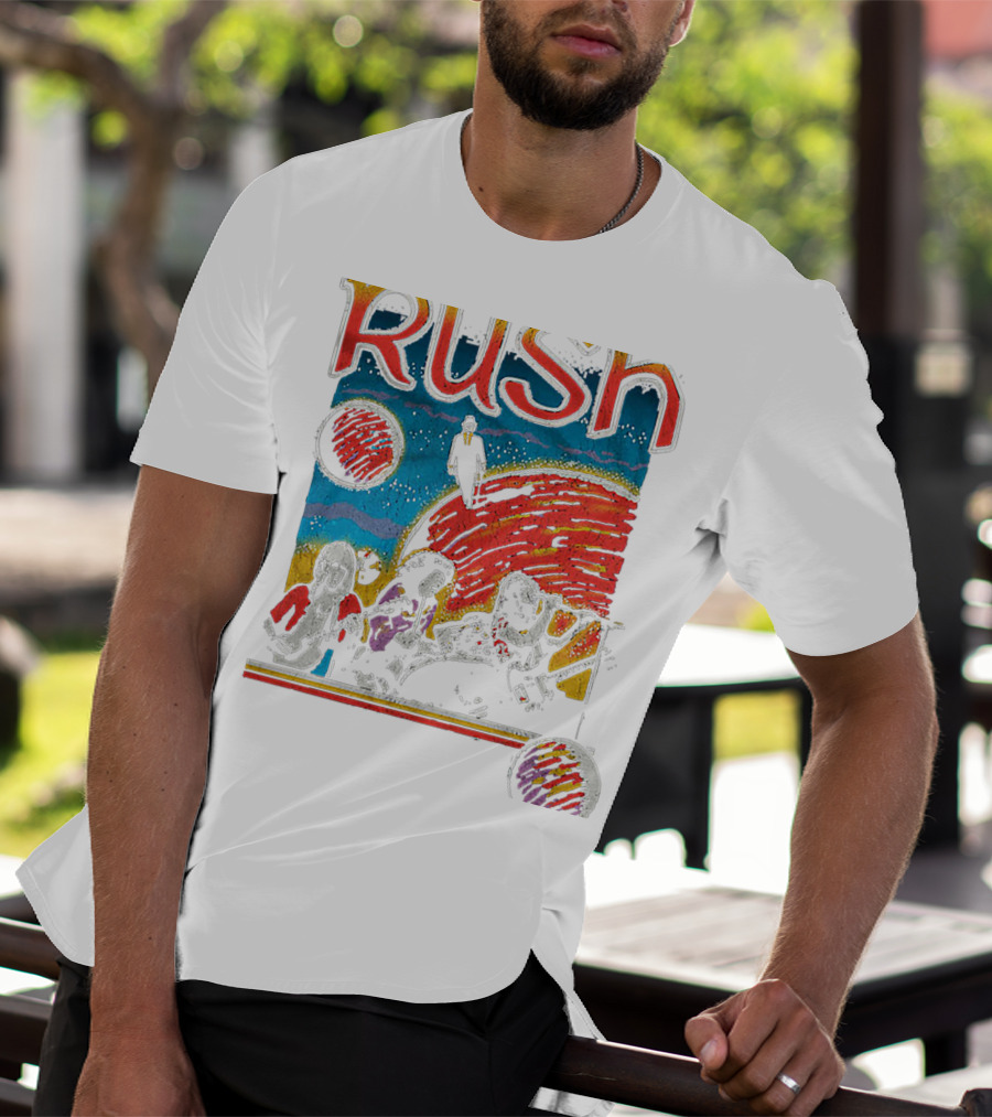 Rush Band Retro Space T-Shirt