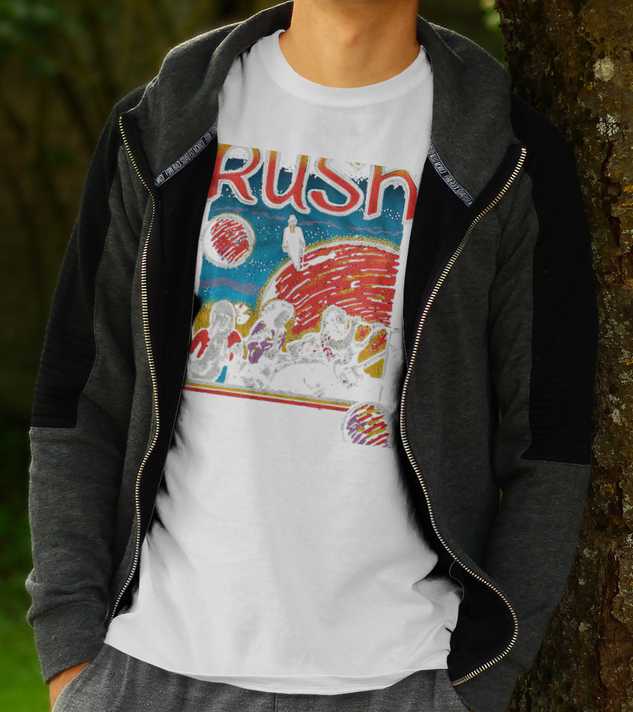 Rush Band Retro Space T-Shirt