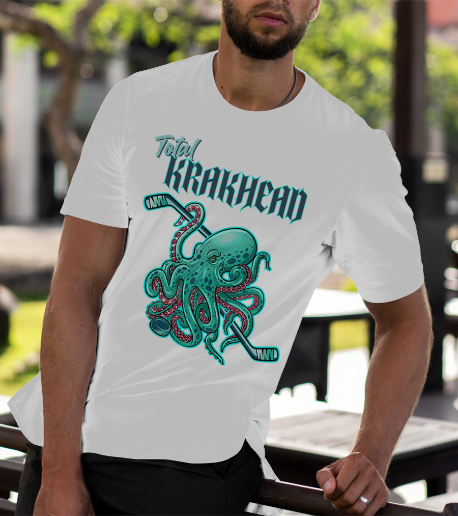 Total Krakhead Seattle Kraken Hockey Tentacles T-Shirt