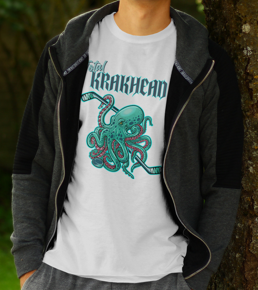 Total Krakhead Seattle Kraken Hockey Tentacles T-Shirt