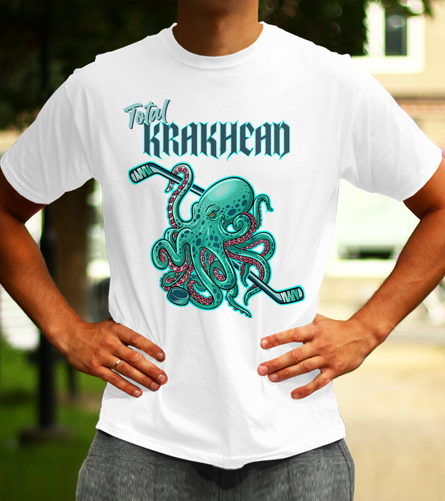 Total Krakhead Seattle Kraken Hockey Tentacles T-Shirt