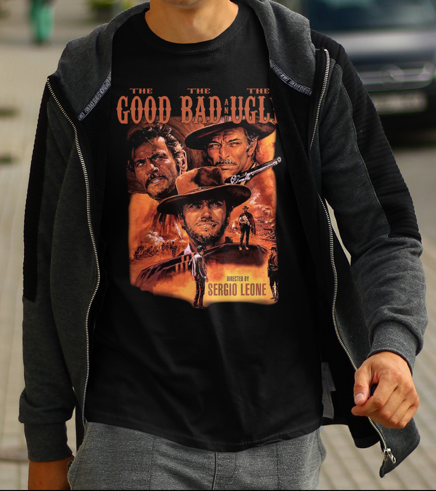 The Good The Bad And The Ugly Directed By Sergio Leone T-Shirt