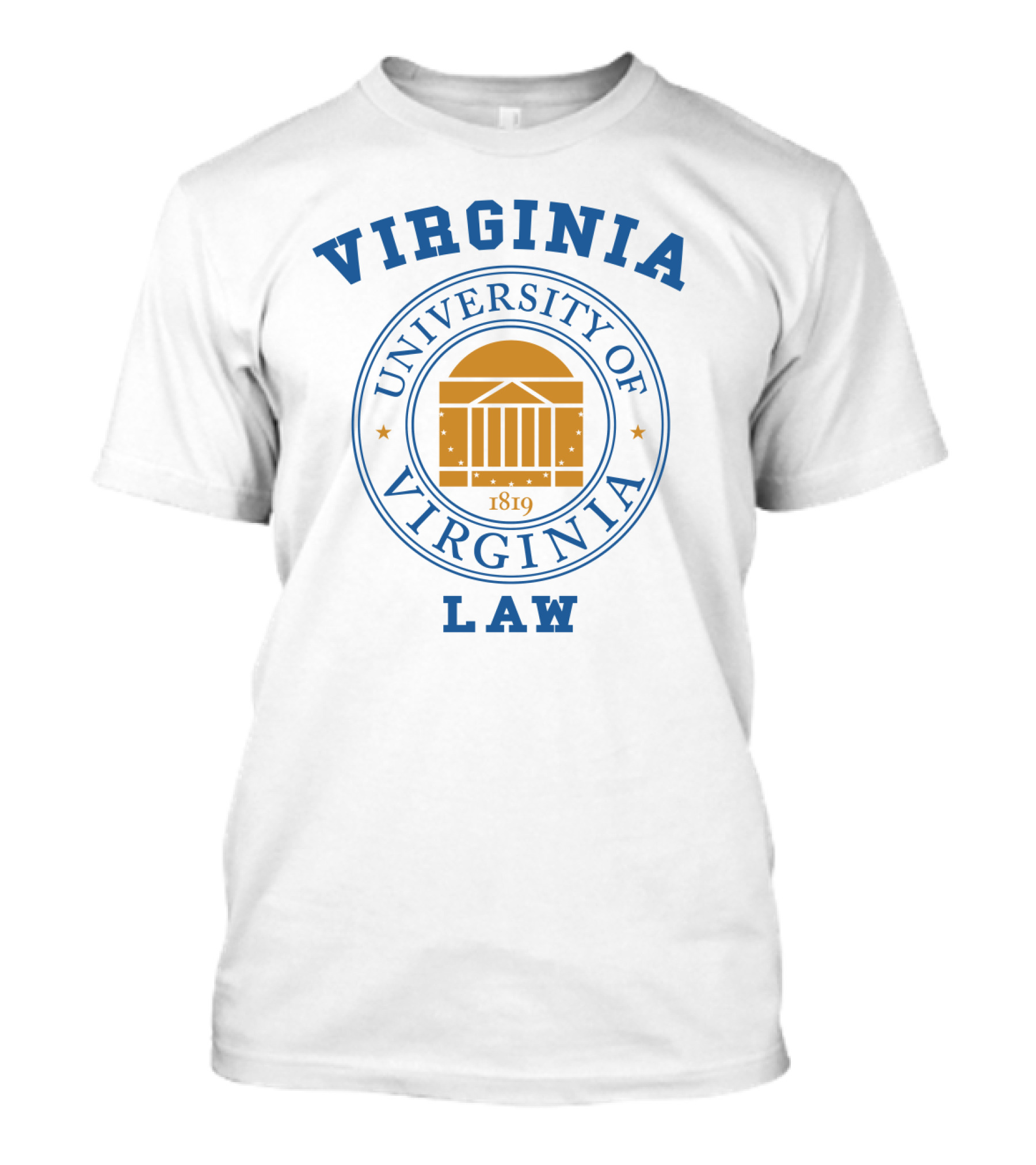 University Of Virginia Law 1819 Emblem T-Shirt
