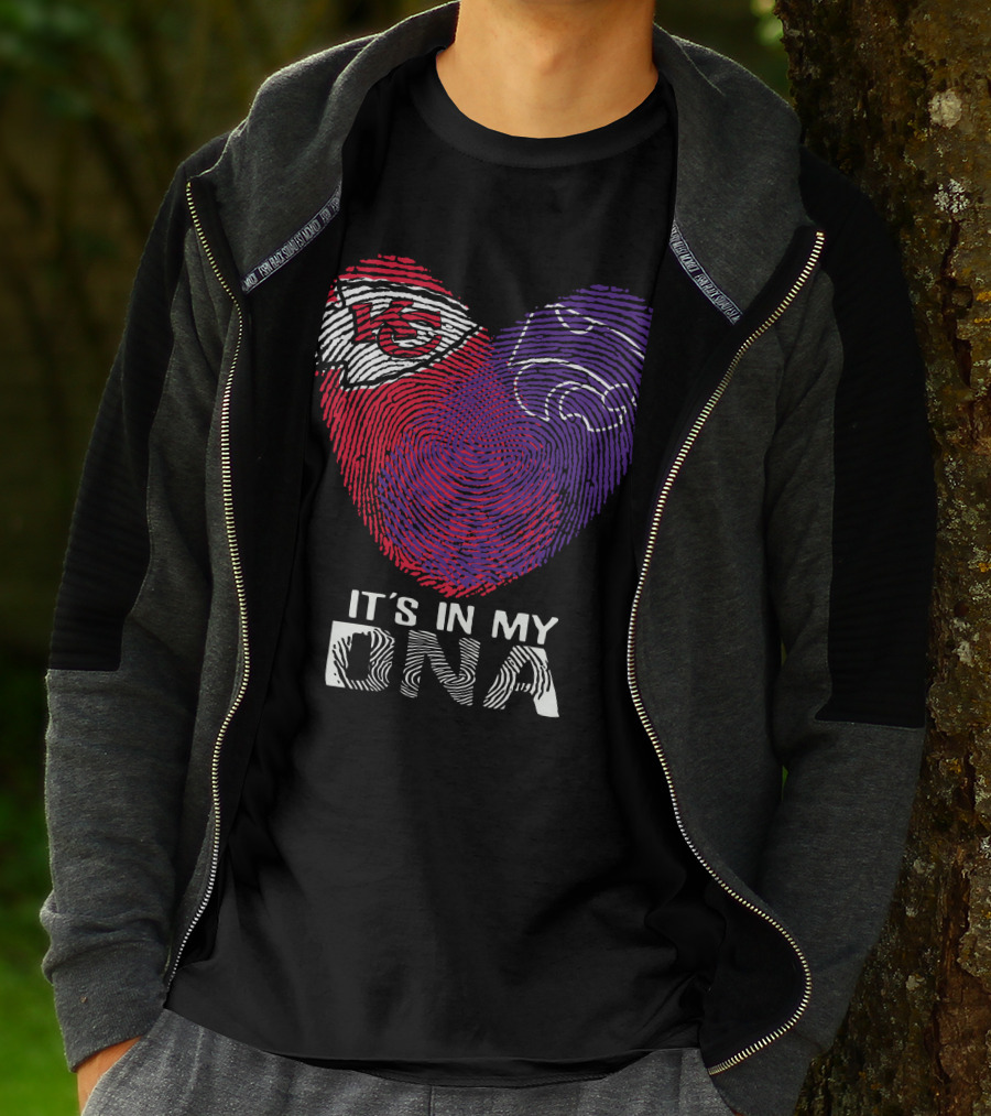 Kansas Chiefs Wildcats It's In My DNA T-Shirt