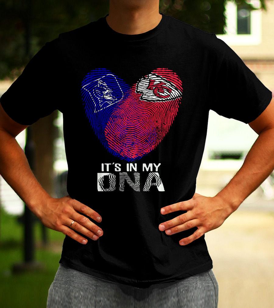 Duke Blue Devils Kansas City Chiefs It's In My Dna T-Shirt