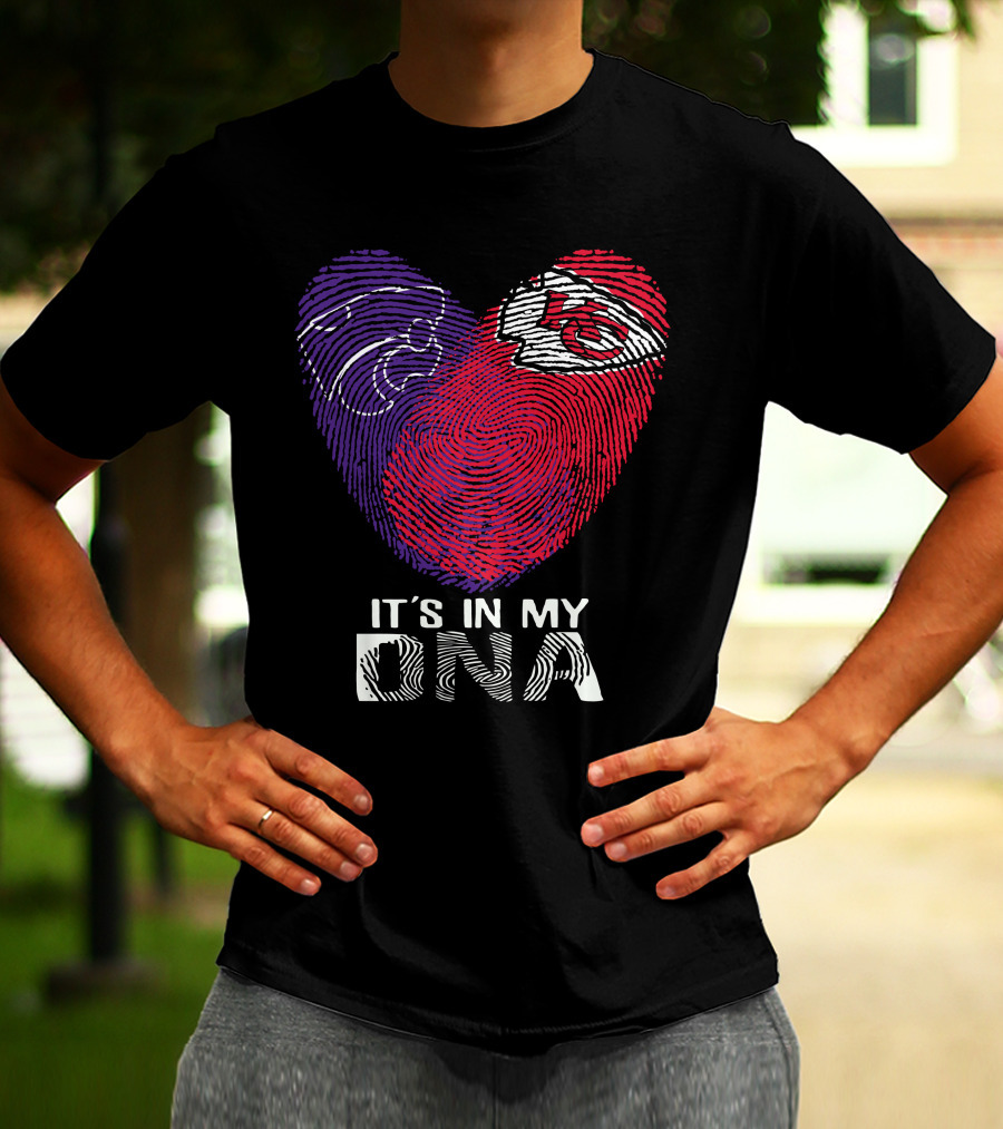 Kansas State Wildcats Chiefs It's In My Dna T-Shirt
