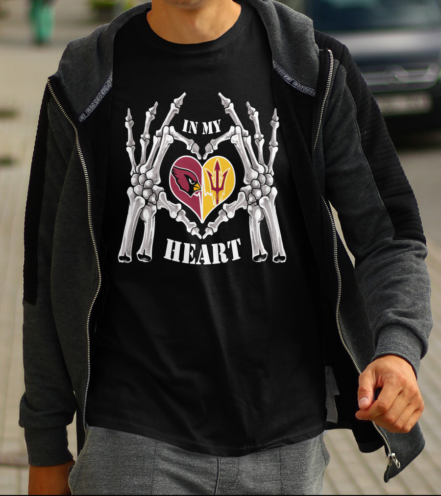 In My Heart Cardinals Arizona State T-Shirt