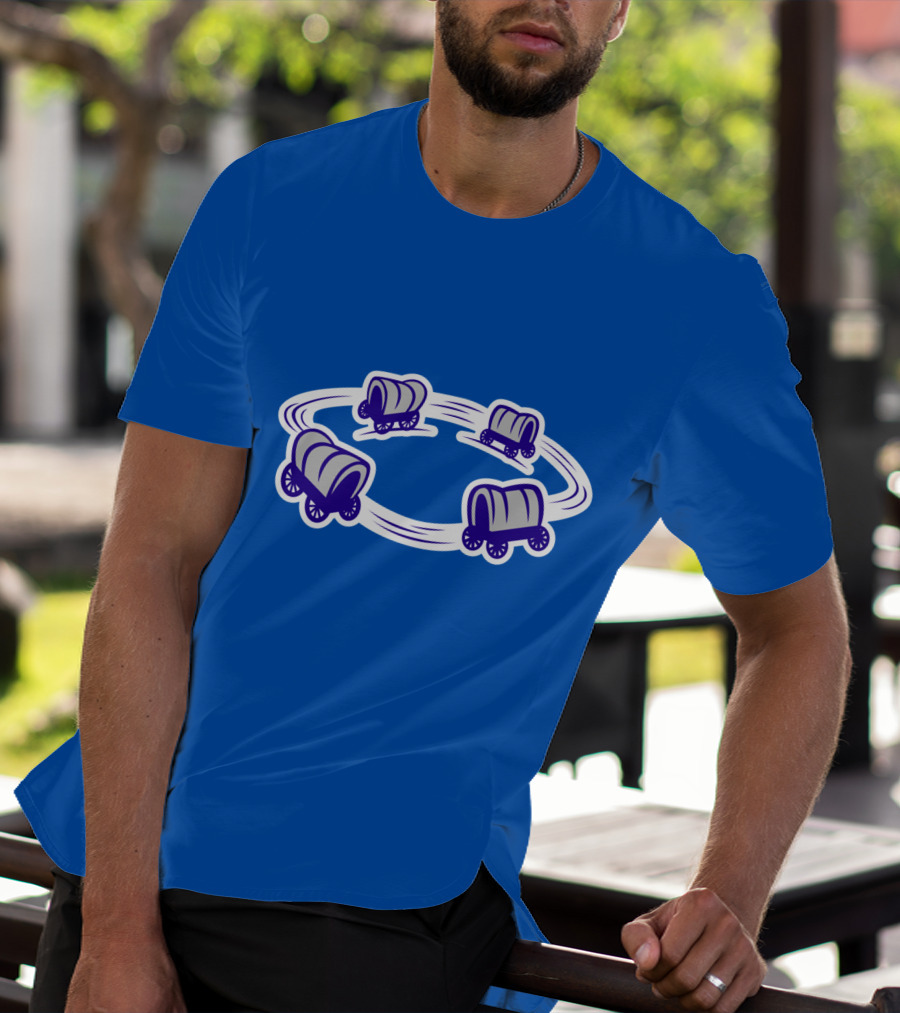 Circle The Wagons Buffalo Football Team Inspired Concept T-Shirt