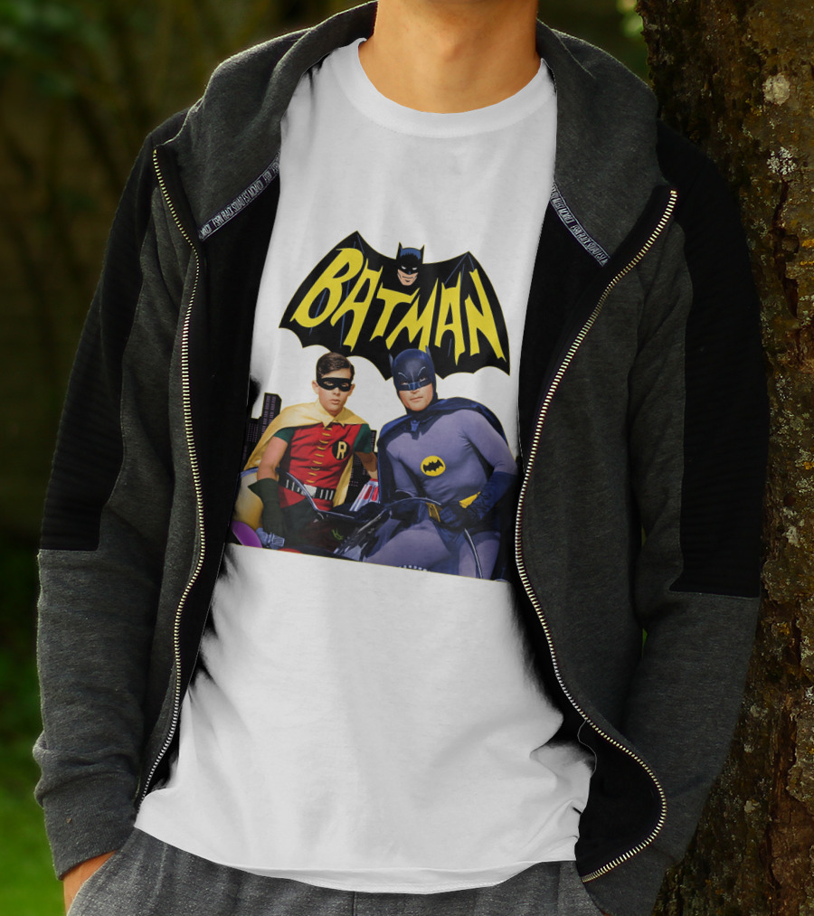 Batman Robin Classic TV Series Duo T-Shirt