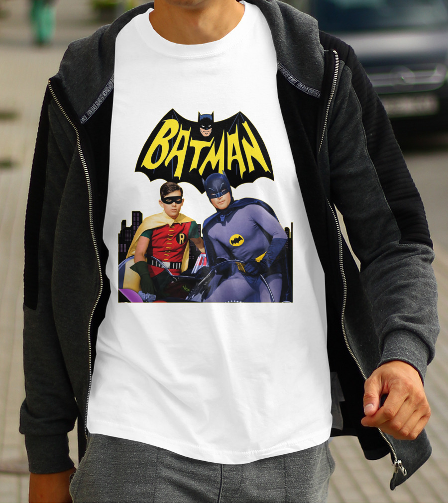 Batman Robin Classic TV Series Duo T-Shirt