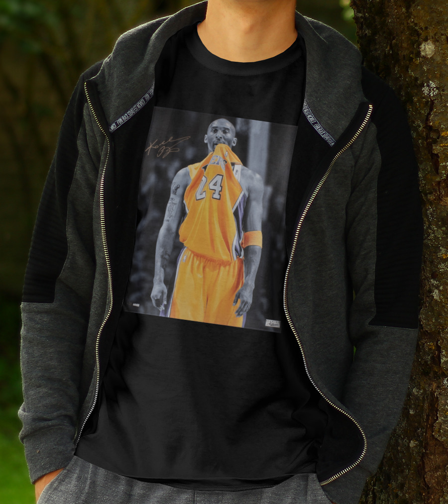 Kobe Bryant Mamba Mentality Lakers Basketball Icon 24 Signature T-Shirt