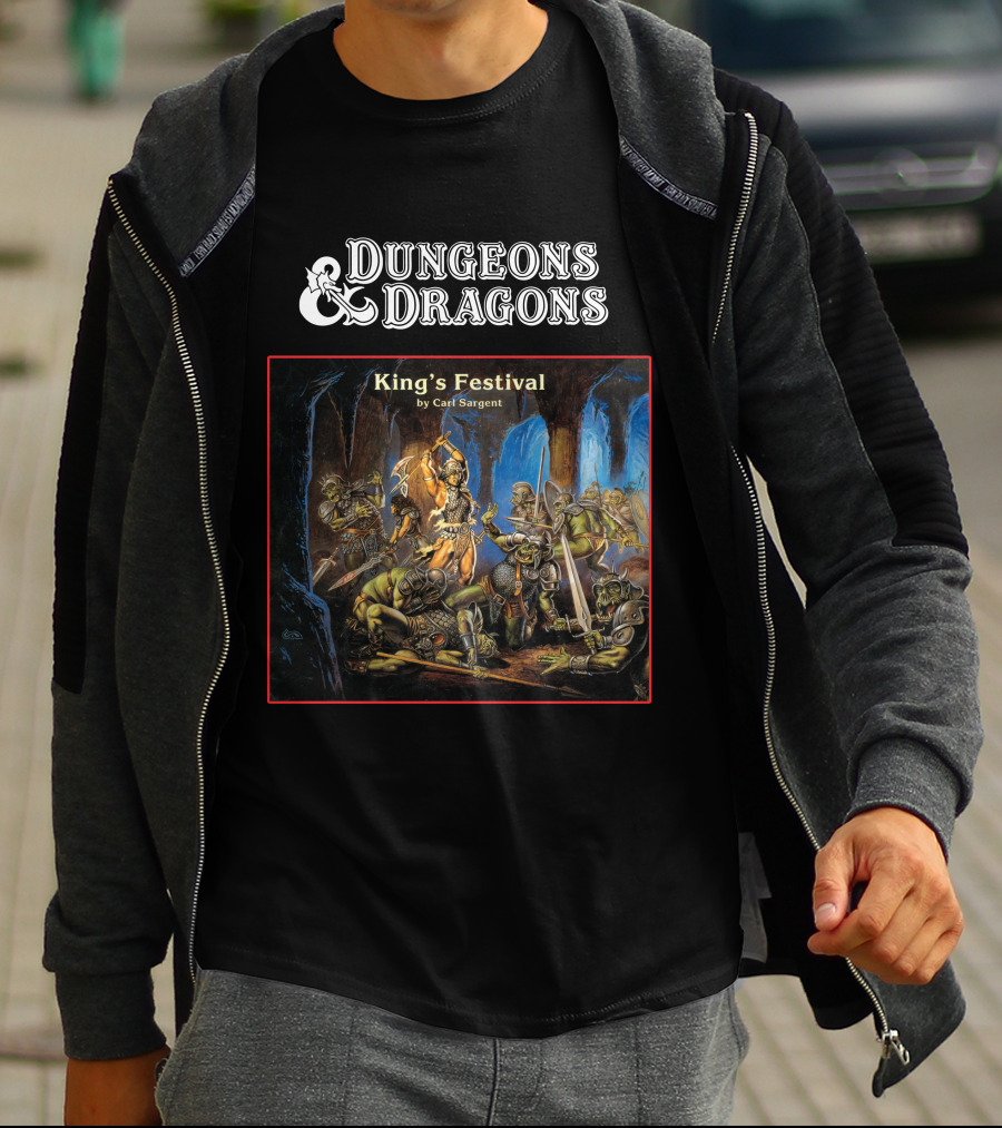 Dungeons And Dragons King's Festival By Carl Sargent T-Shirt