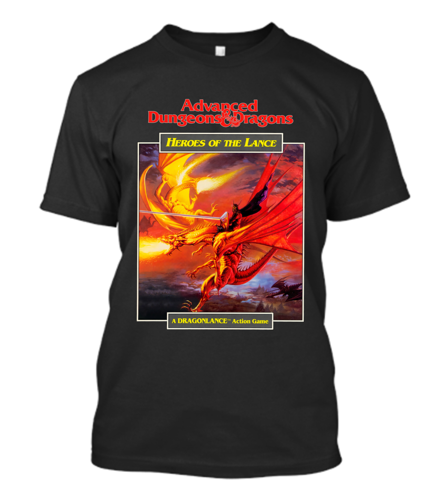 Advanced Dungeons And Dragons Heroes Of The Lance Dragonlance Action Game T-Shirt