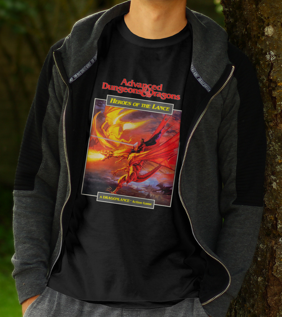Advanced Dungeons And Dragons Heroes Of The Lance Dragonlance Action Game T-Shirt