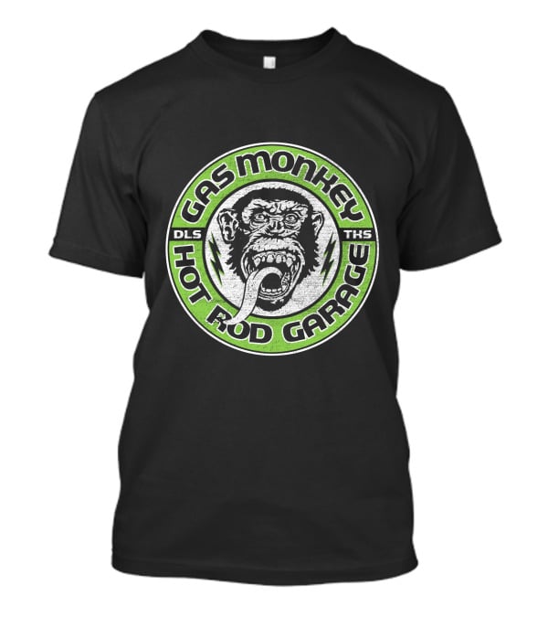 Gas Monkey Hot Rod Garage DLS THS Grease Lightning T-Shirt