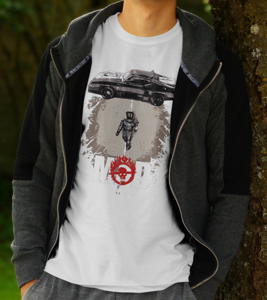 MDMX Mad Max Road Warrior Car Skull T-Shirt