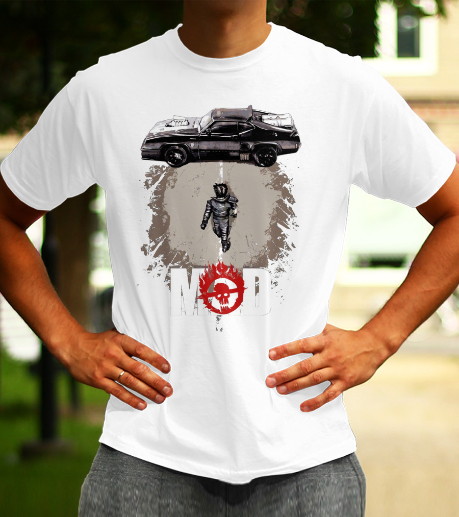 MDMX Mad Max Road Warrior Car Skull T-Shirt