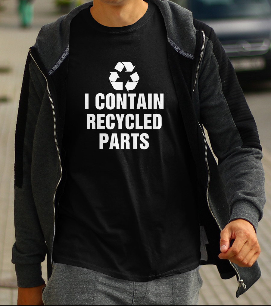 Emily Clark I Contain Recycled Parts Lung Transplant Recycle T-Shirt