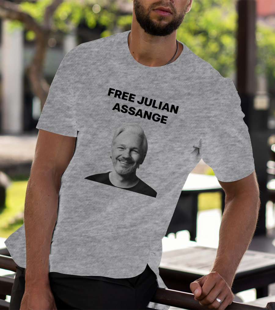Free Julian Assange WikiLeaks Shop T-Shirt