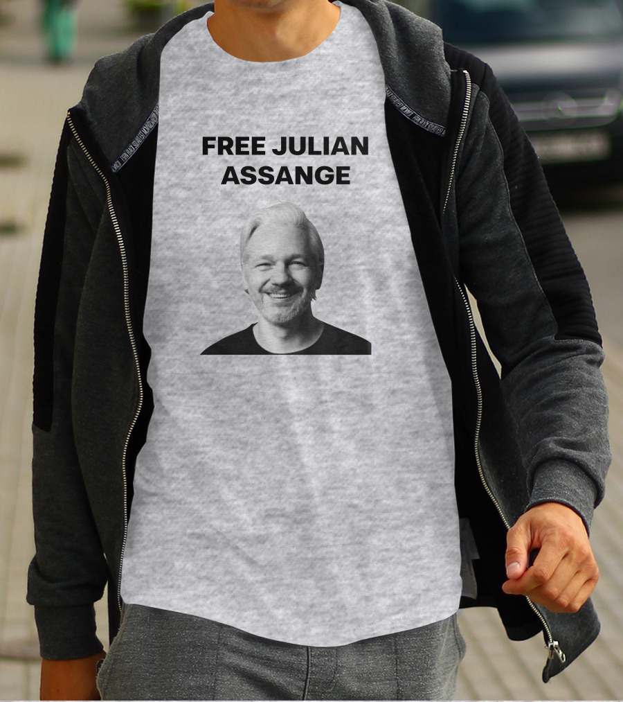 Free Julian Assange WikiLeaks Shop T-Shirt