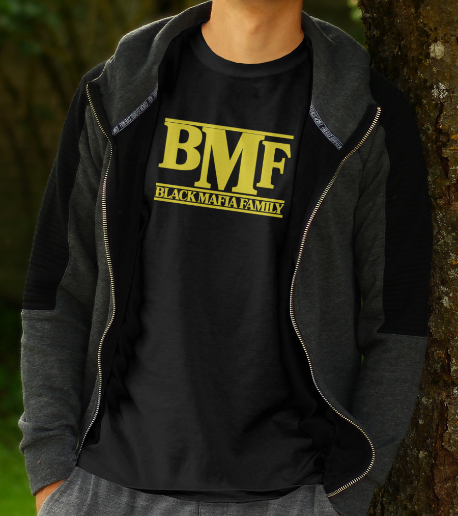 BMF Black Mafia Family 50cent Logo Merchandise T-Shirt