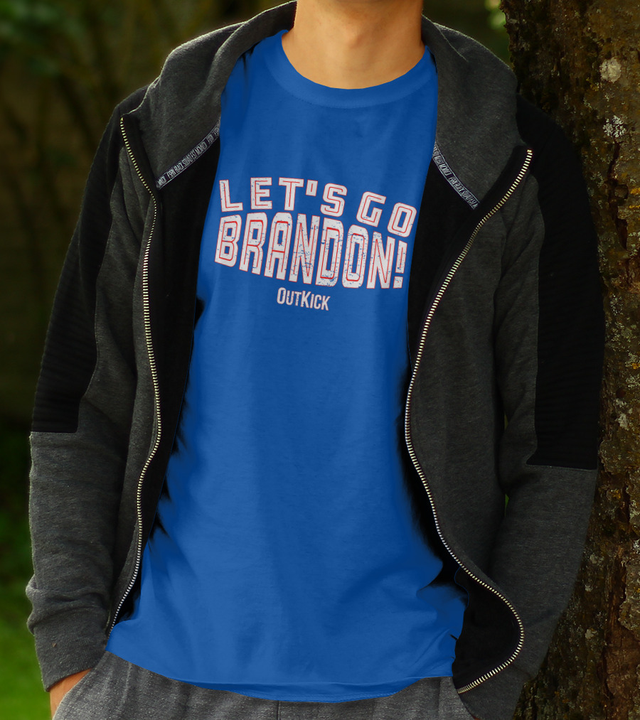 Outkick Let's Go Brandon Lay Travis T-Shirt