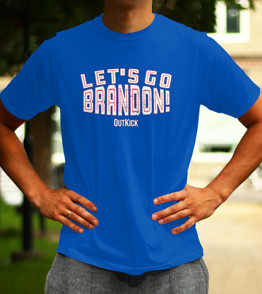 Outkick Let's Go Brandon Lay Travis T-Shirt