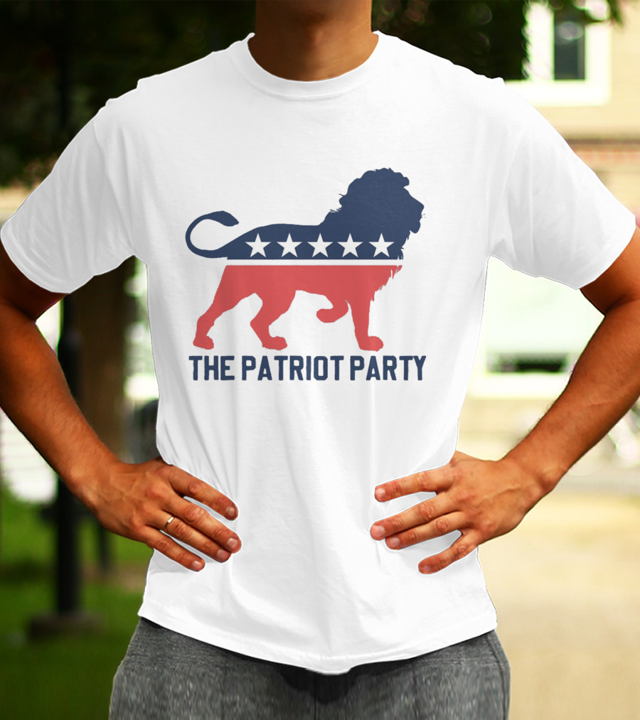 The Patriot Party Lion With Stars T-Shirt