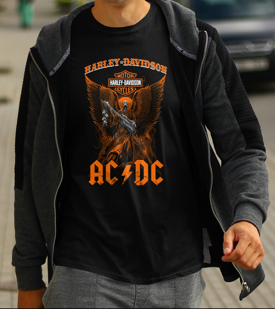 Harley Davidson Motor Cycles Ac/Dc Hd 03.16 T-Shirt