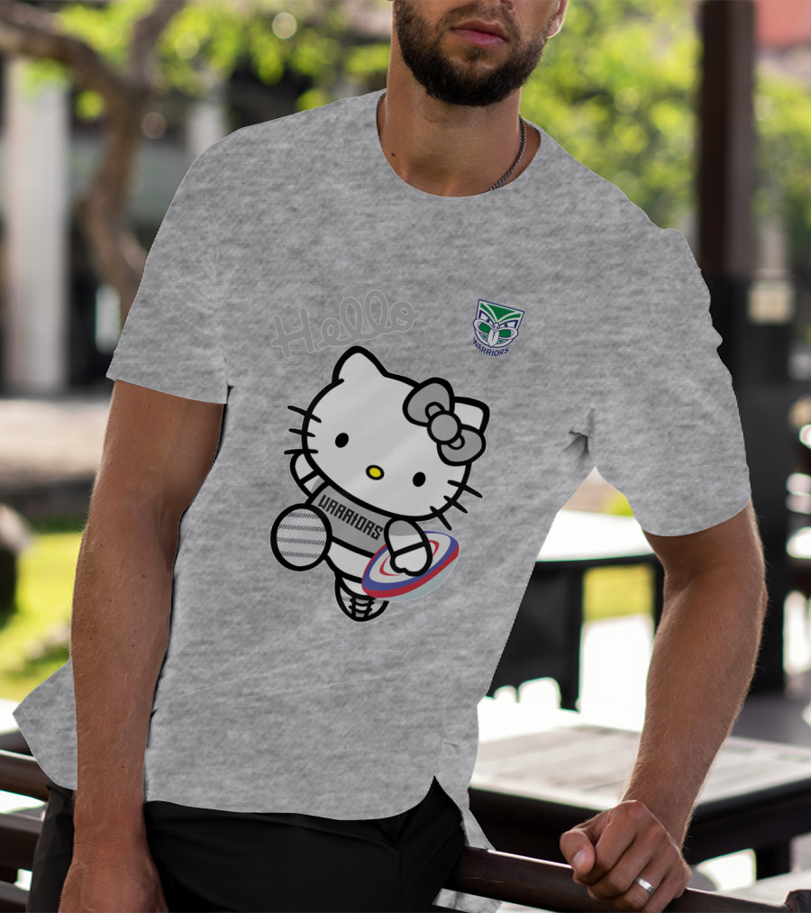 New Zealand Warriors Hello Kitty Rugby T-Shirt