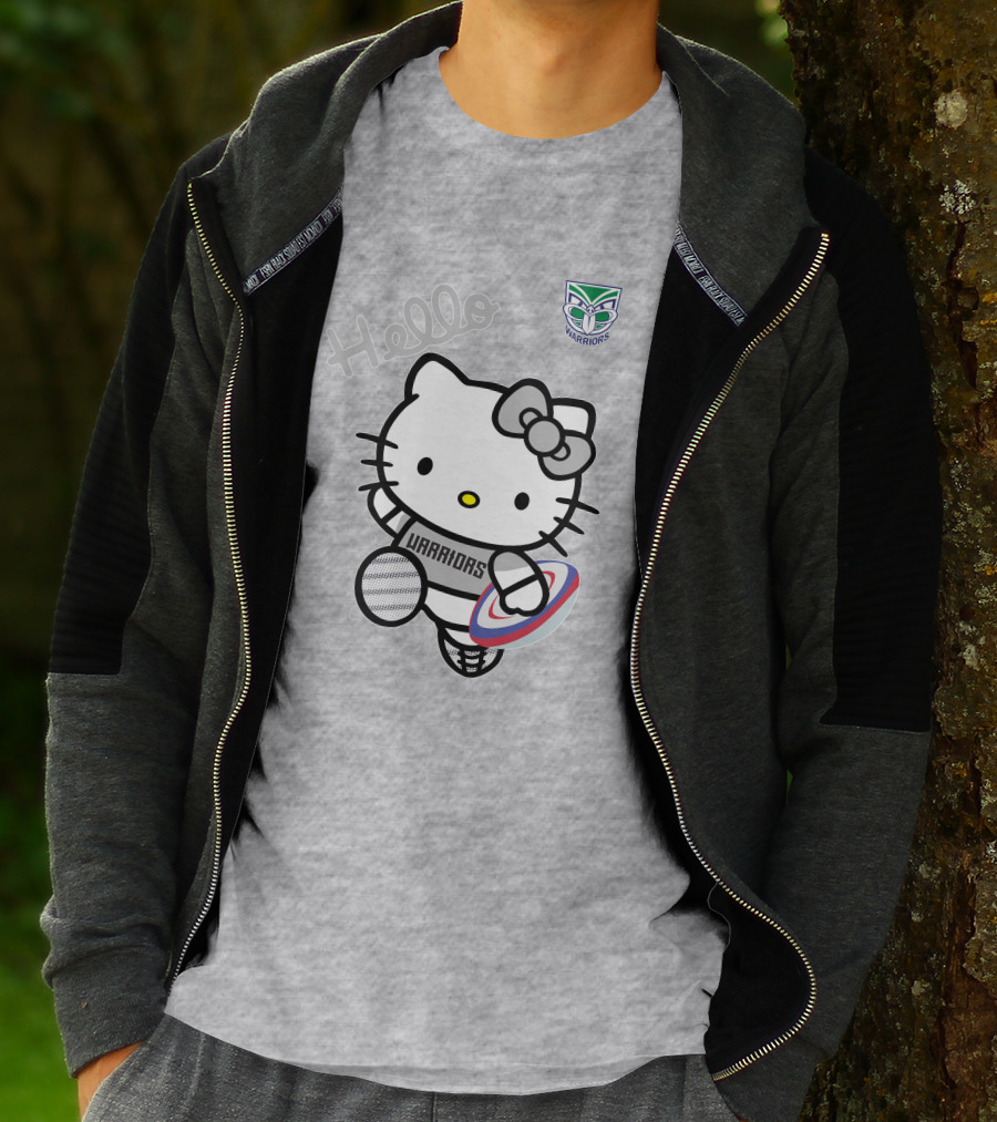 New Zealand Warriors Hello Kitty Rugby T-Shirt