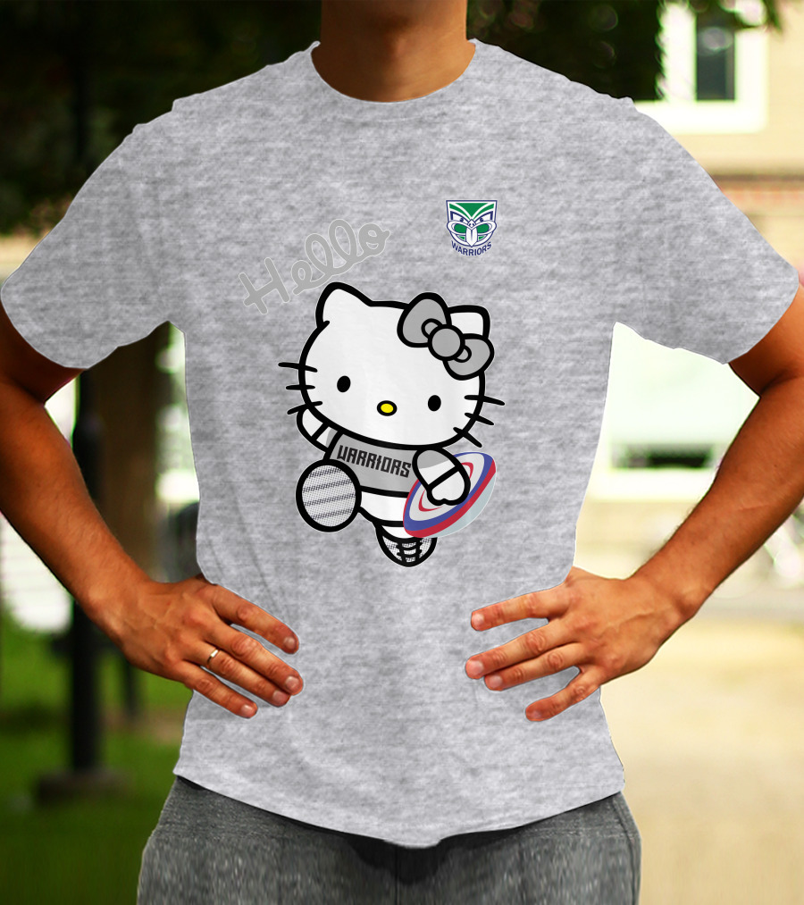 New Zealand Warriors Hello Kitty Rugby T-Shirt