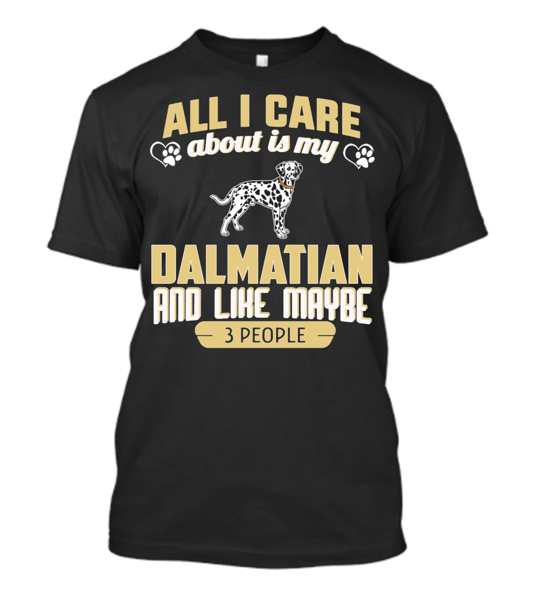 All I Care About Is My Dalmatian And Like Maybe 3 People T-Shirt