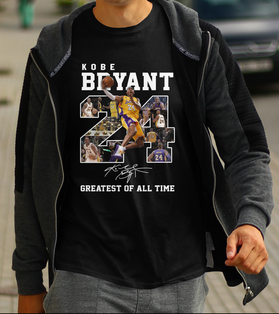 Kobe Bryant 24 Greatest Of All Time T-Shirt