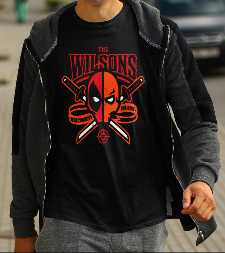 THE WILSONS DEADPOOL MERCENARIES FOR HIRE T-Shirt