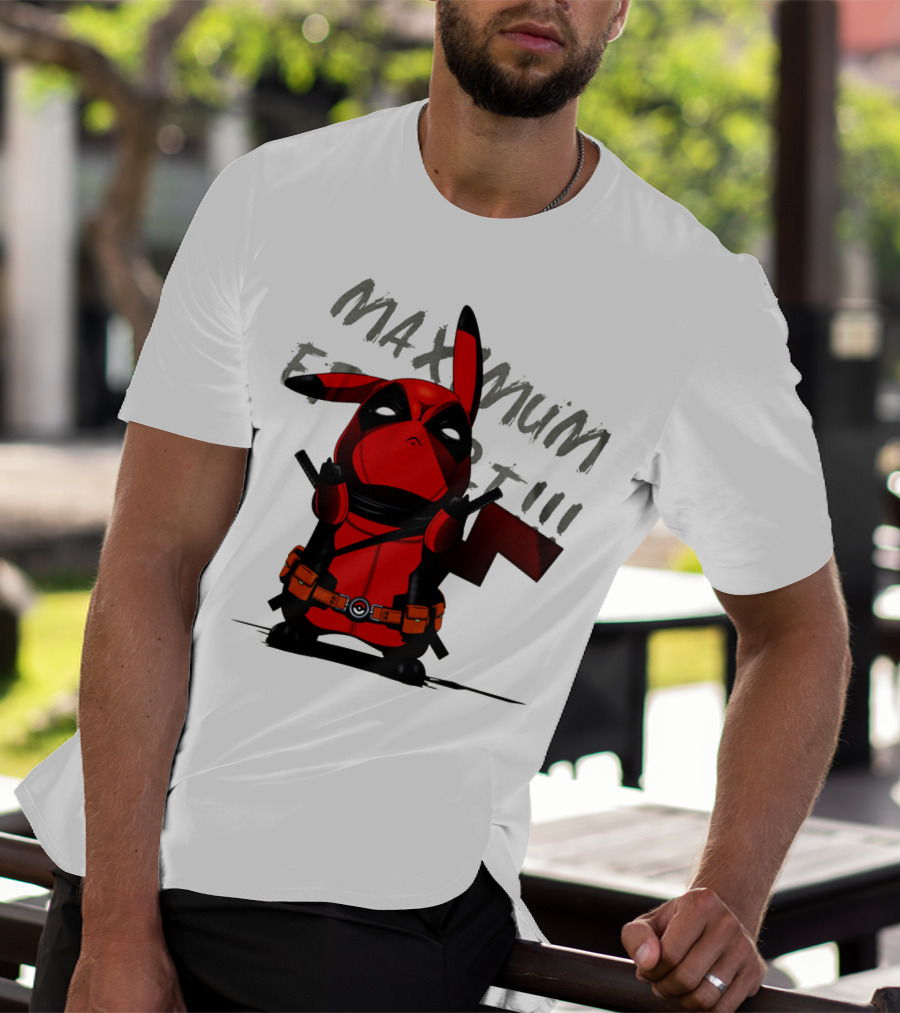 Pikachu Deadpool Maximum Effort T-Shirt