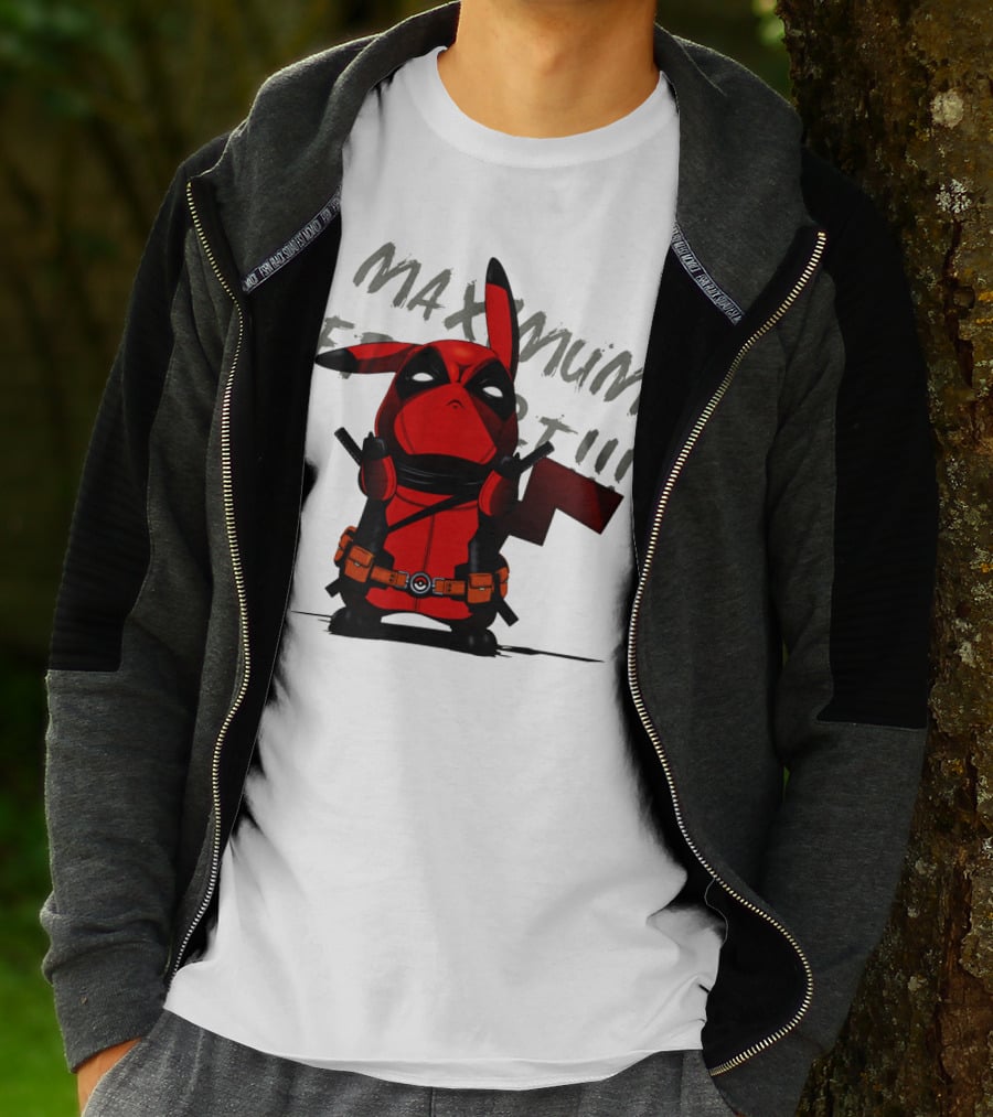 Pikachu Deadpool Maximum Effort T-Shirt
