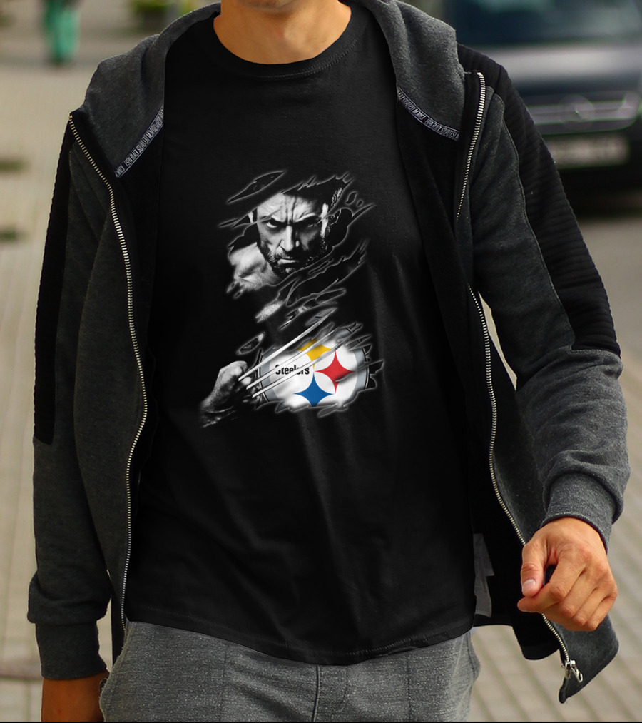 Wolverine Pittsburgh Steelers Fan Claws With Steelmark T-Shirt